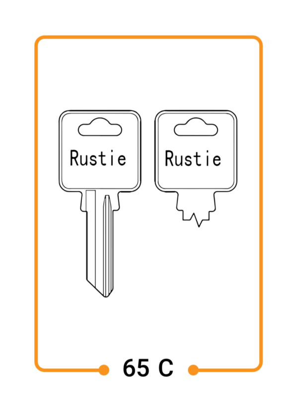 65c کلید RUSTIC