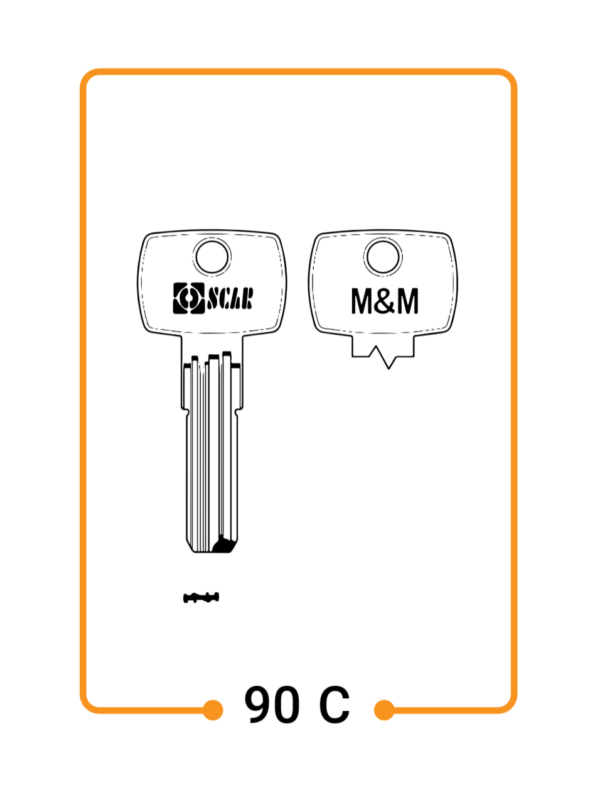 90c کتابی پن M*M