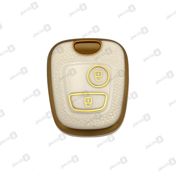 706 کاور ریموت 206 سفید طلایی