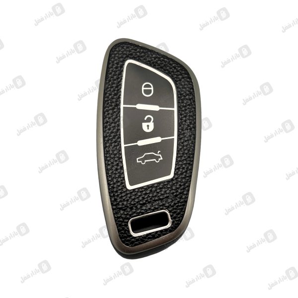738 کاور ریموت شاهین مشکی نقره ای