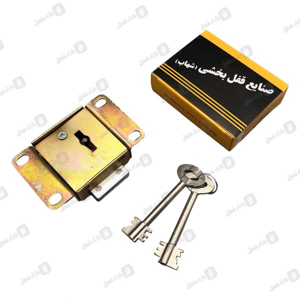 گاوصندوقی بالدار برنجی