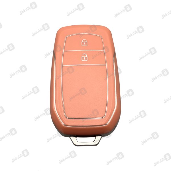 722 کاور ریموت تویوتا 2 دکمه ای صورتی