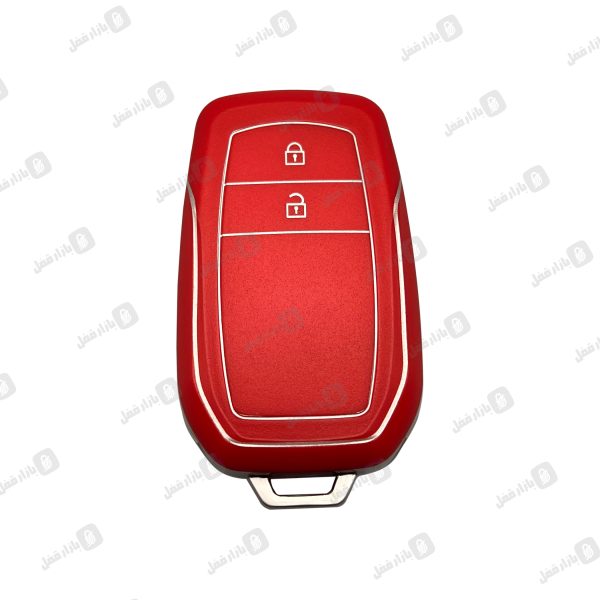 722 کاور ریموت تویوتا 2دکمه ای قرمز