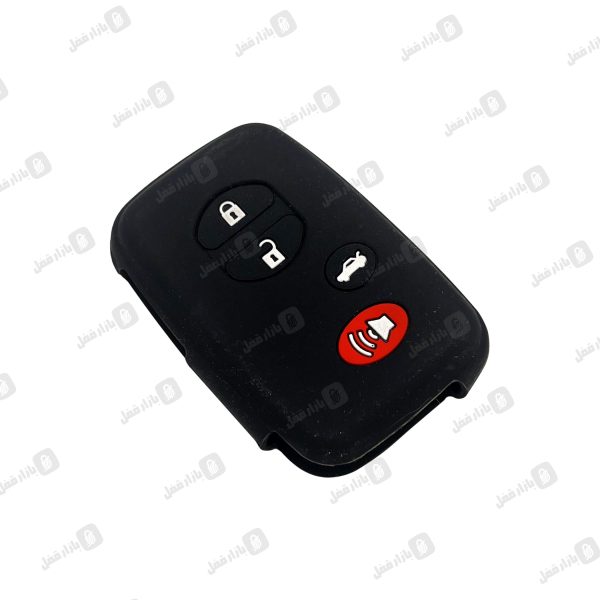 870 کاور ریموت ژله ای تویوتا 4دکمه مشکی