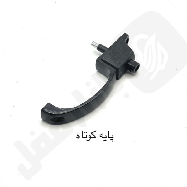 دستگیره یو پی سی پنجره ریلی مشکی پین کوتاه